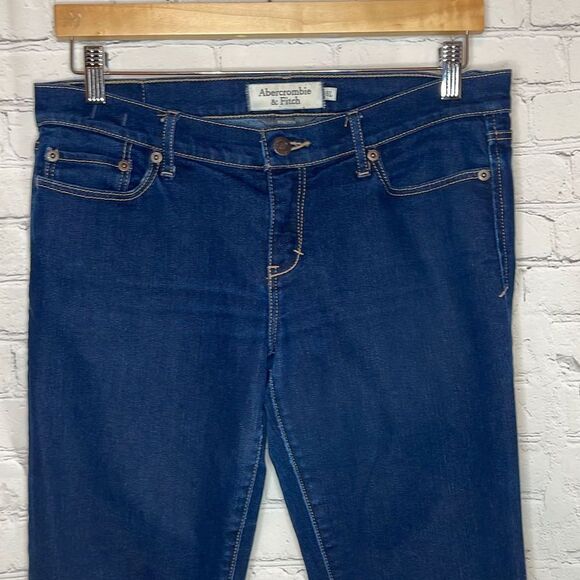 Abercrombie & Fitch Dark Blue Skinny Jeans - Picture 2 of 7